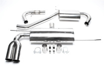 Audi / VW A3, Golf V, Golf Plus A3, Typ 8P, / Golf V, Typ 1K, / Golf Plus, Typ 1KP 2003-2013 Duplex Rostfritt Stål Racingavgassystem TA Technix